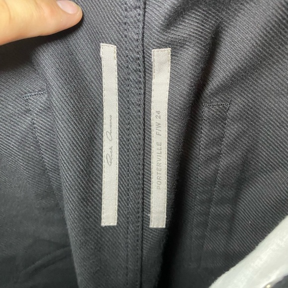 Rick Owen's FW24 Porterville Bolan Bootcut black denim - Picture 3 of 14